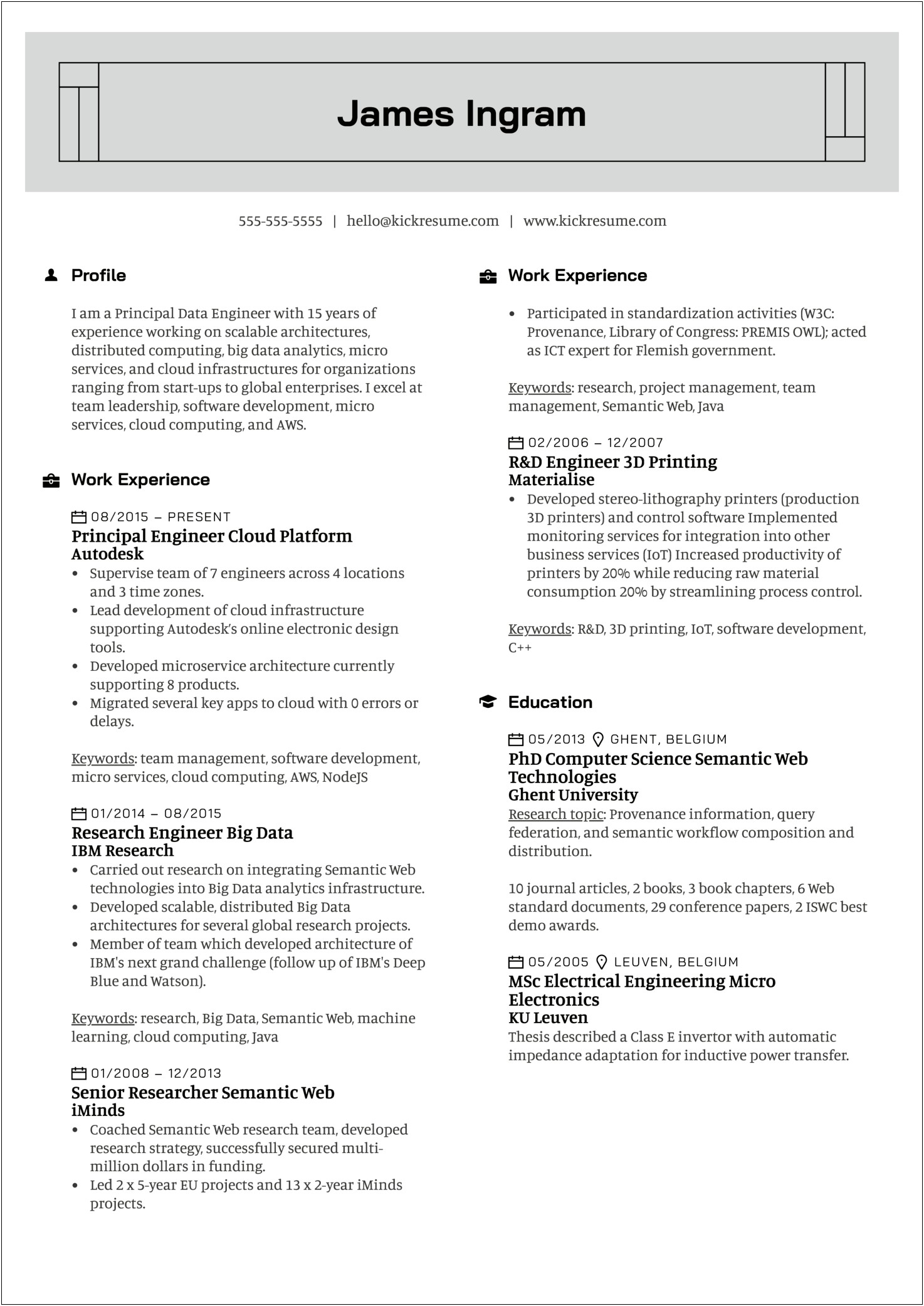 Senior Reserch Associate Resume With 6years Of Experience