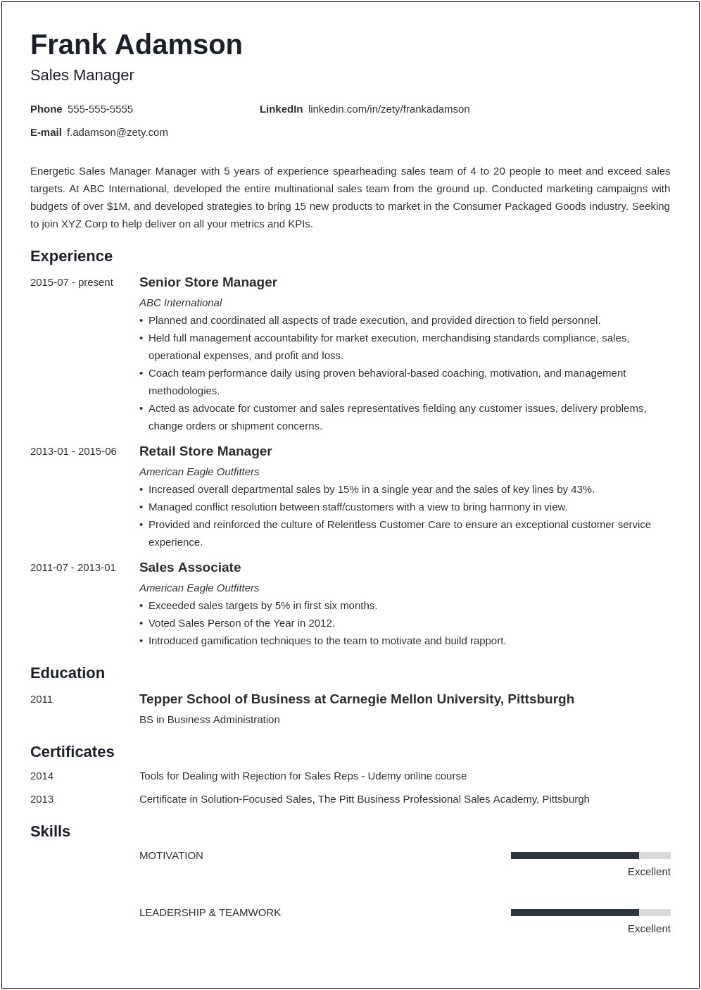 Shall I Be Putting All Projects In Resume