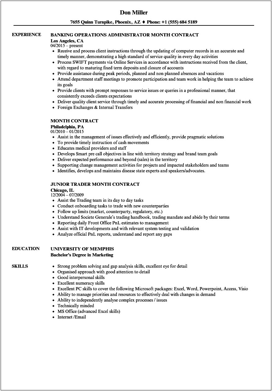 Should I Put 1 Month Experience On Resume
