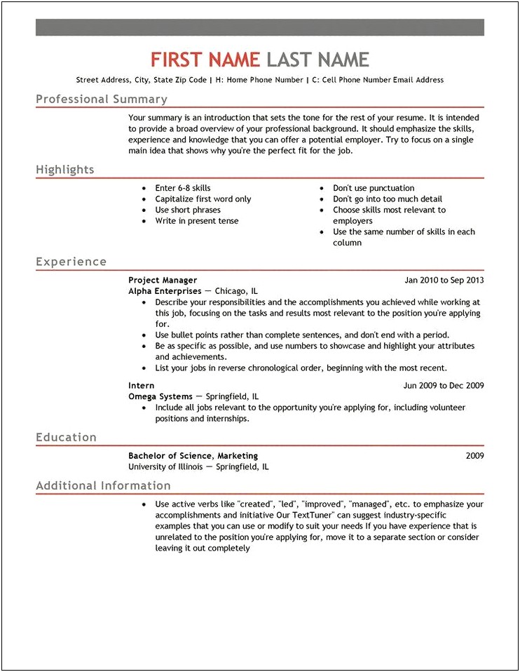 Should You Ever Capitalize Words In Resume