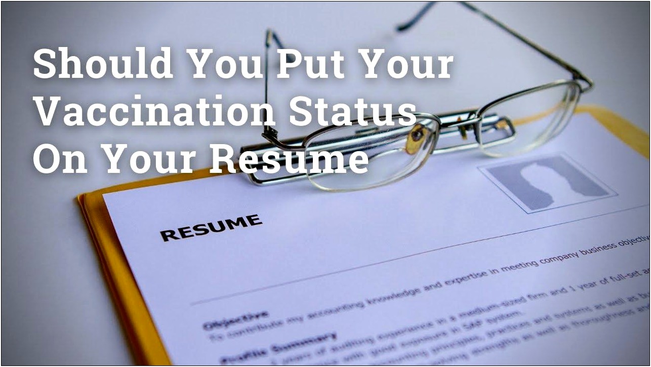 Should You Put A Picutre On Your Resume