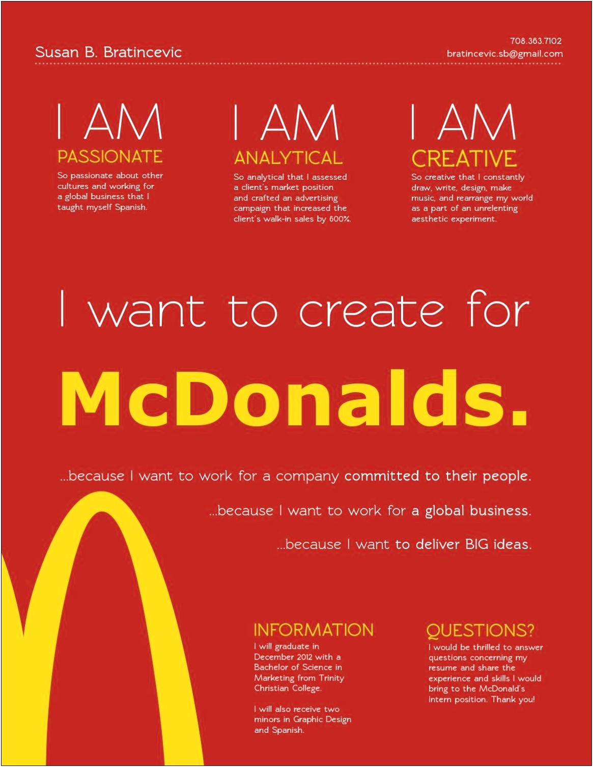 Should You Put Mcdonalds On A Resume