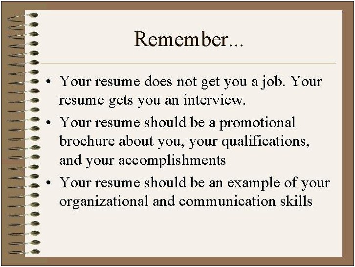 Should You Put Your Accomplishments On Your Resume