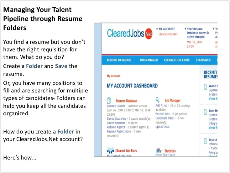 Should You Put Your Resume In A Folder