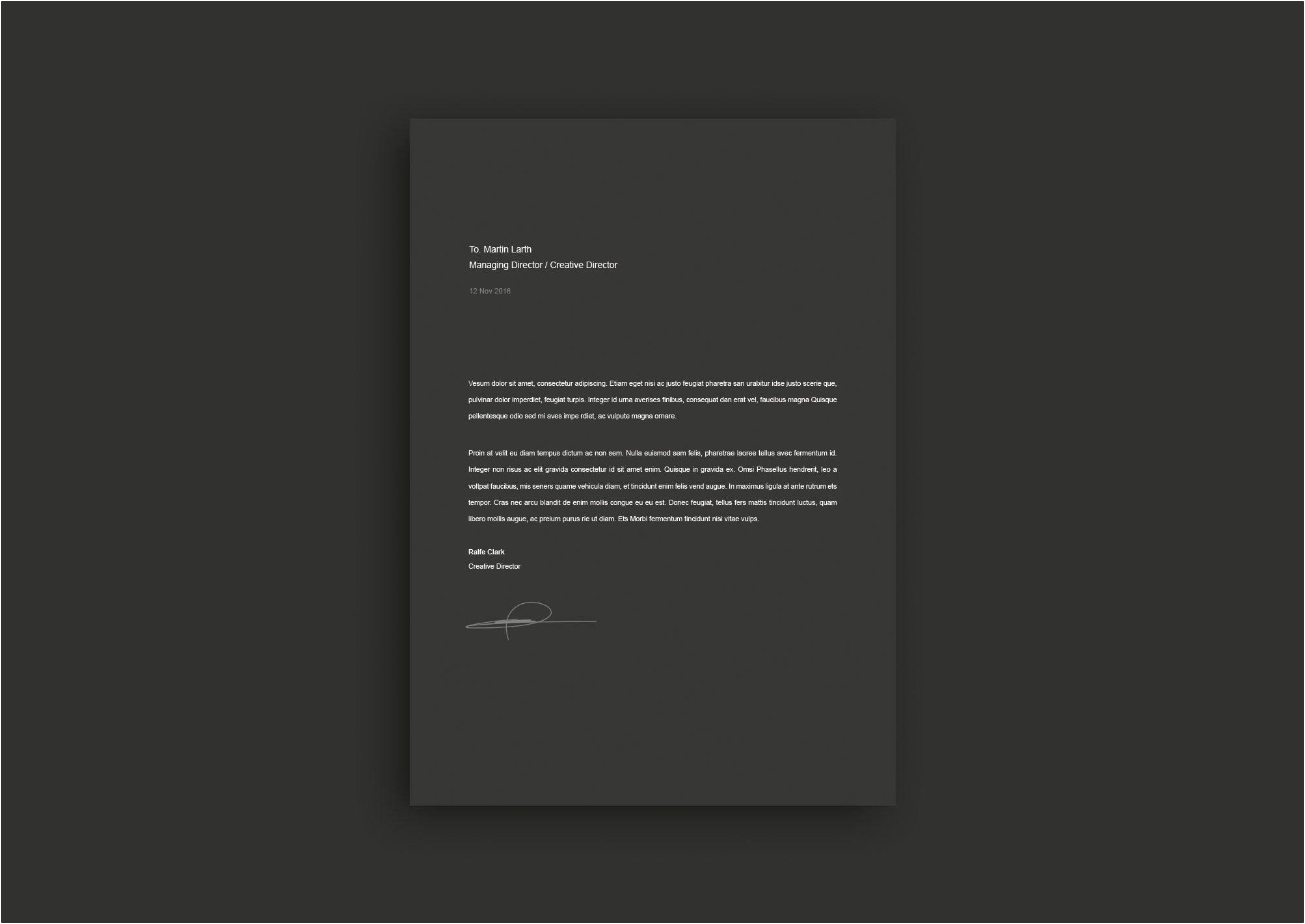 Simple Black And White Resume Template Ai