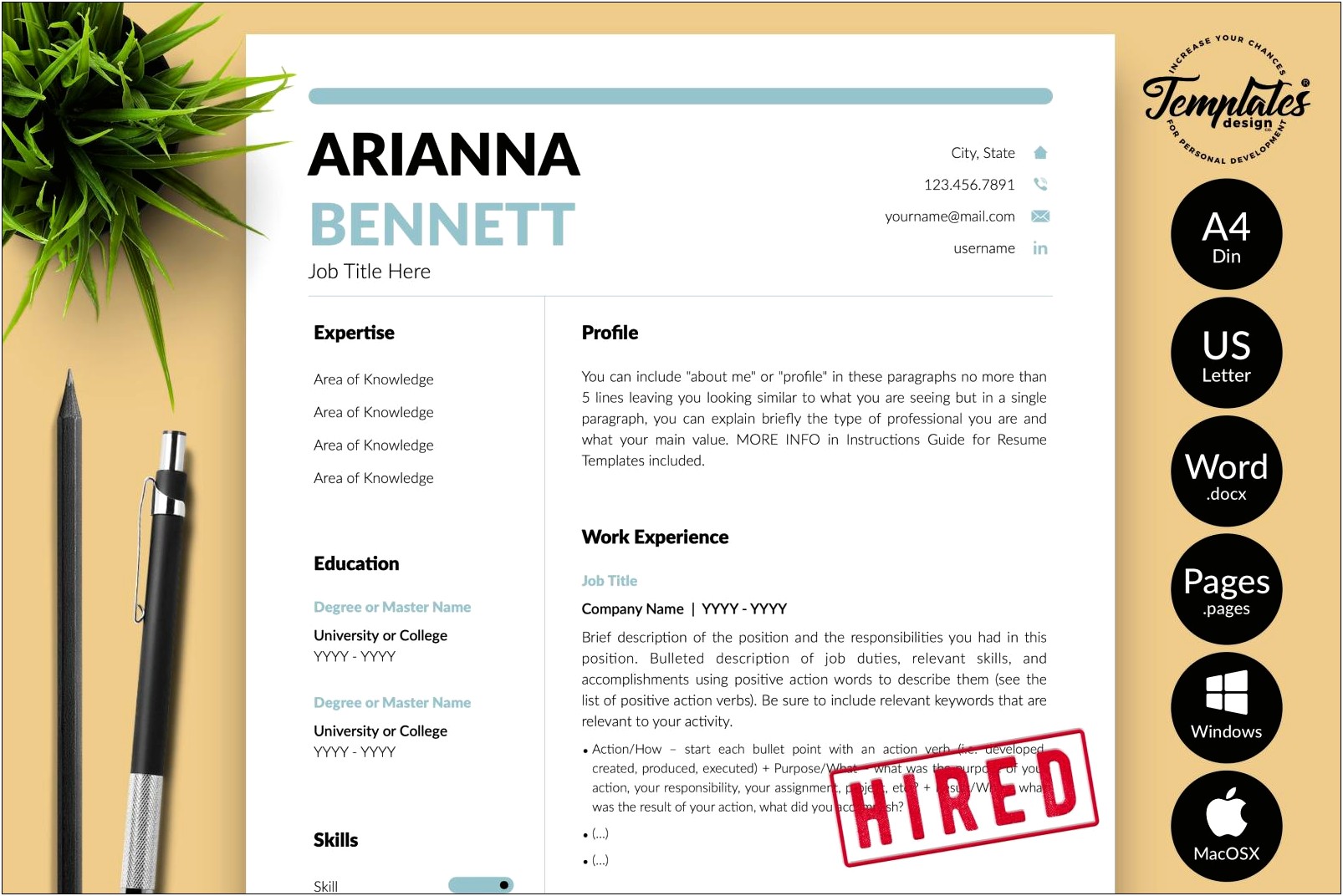 Simple Resume Example Office Supply Store