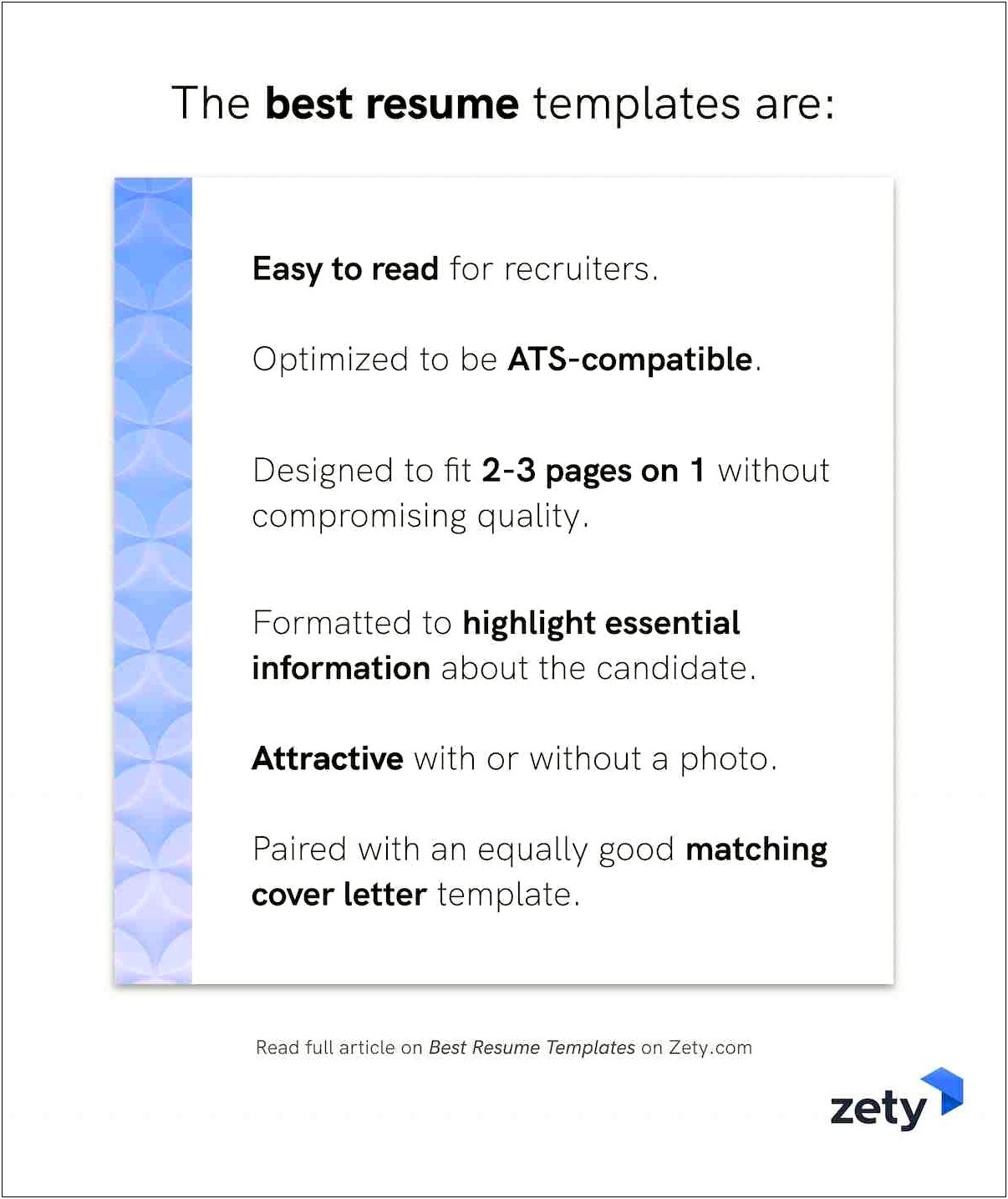 Simple Resume Templates That Are Easily Machine Read