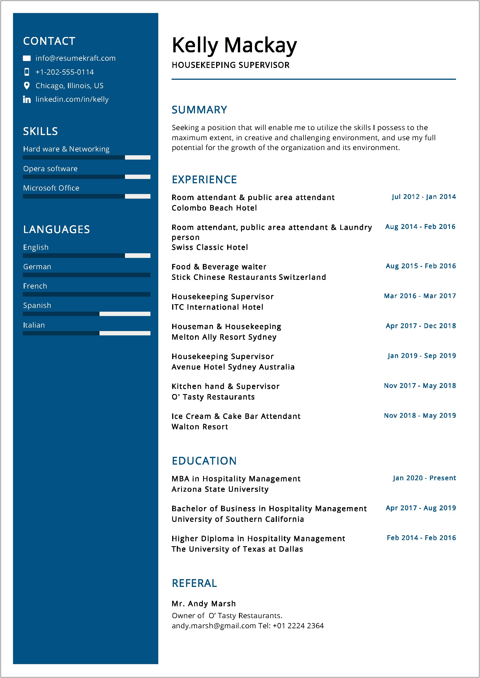 Skills And Abilities For Supervisor Resume