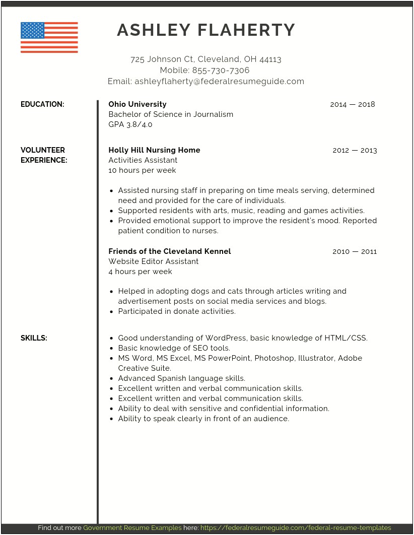 Skills And Abilities In A Resume Sample