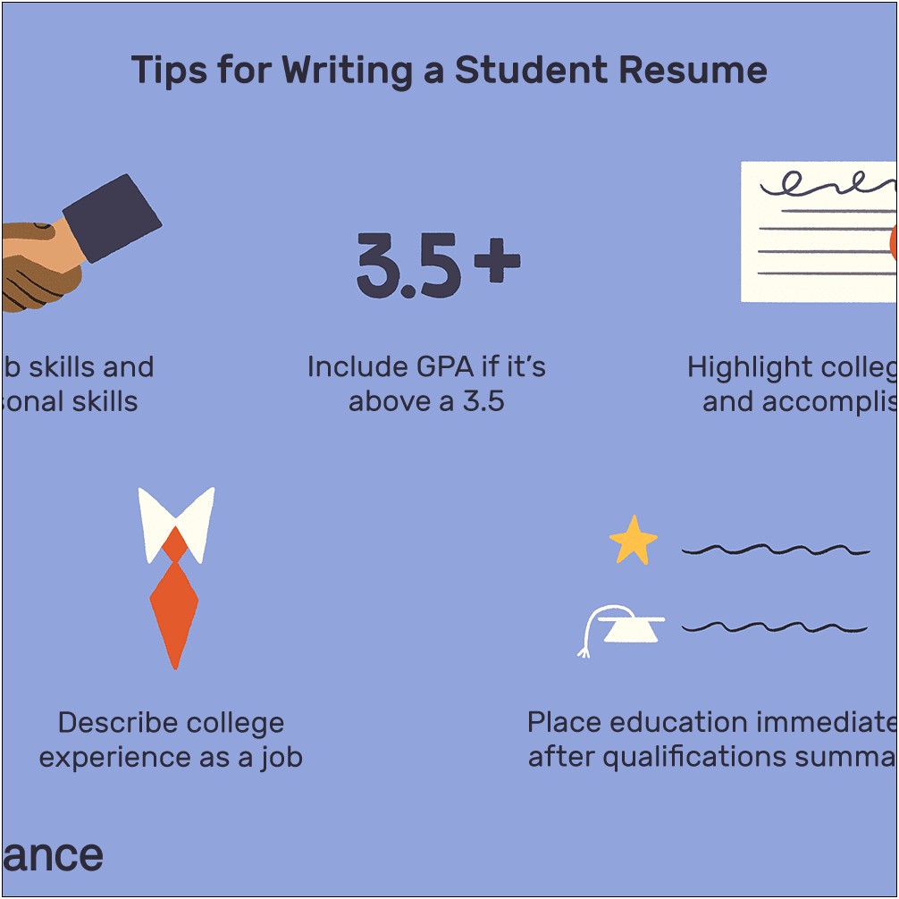 Skills In A Resume For A Collge Student