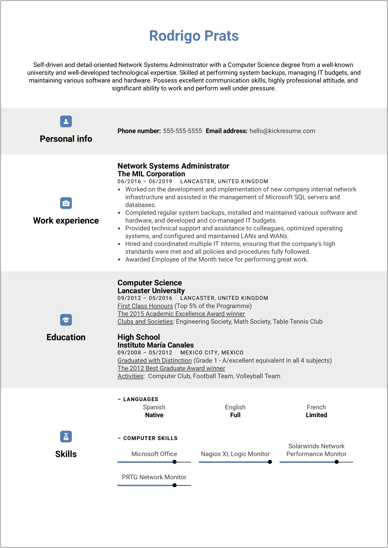 Skills In And Systems On Resume