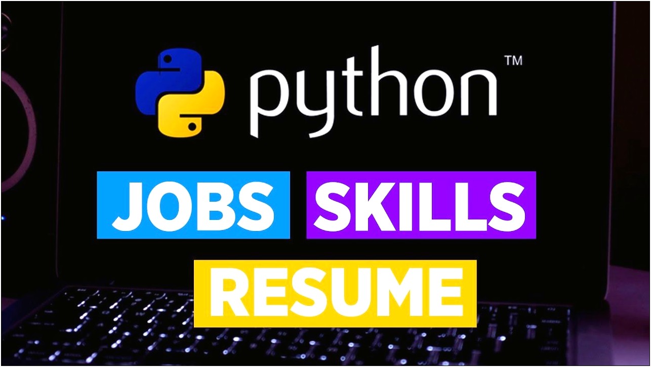 Skills In Resume For Python Developer