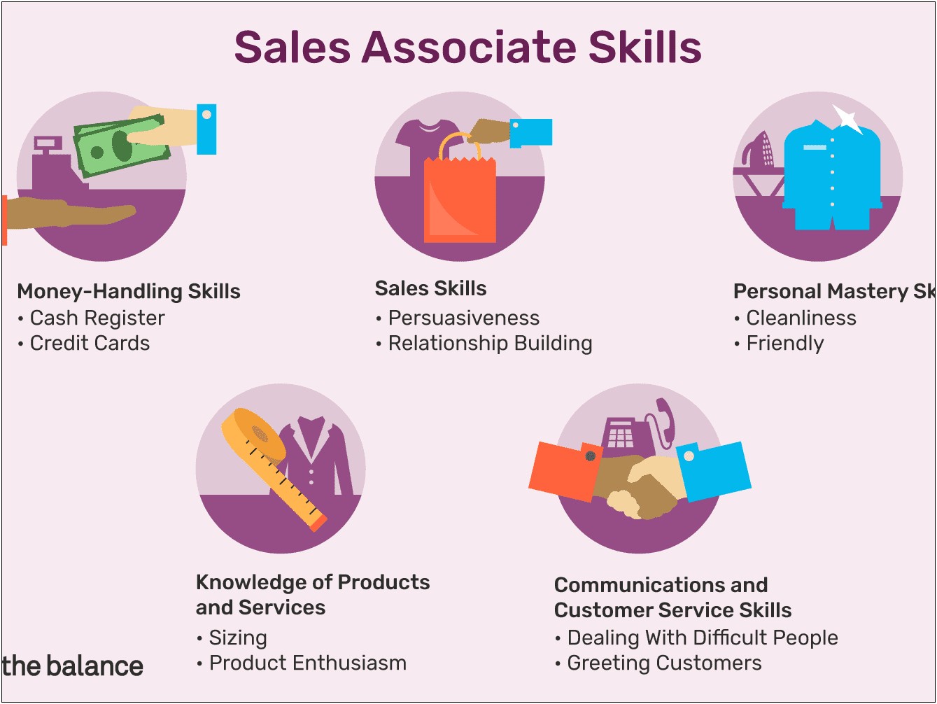 Skills Set For A Merchandise Assistant Resumes