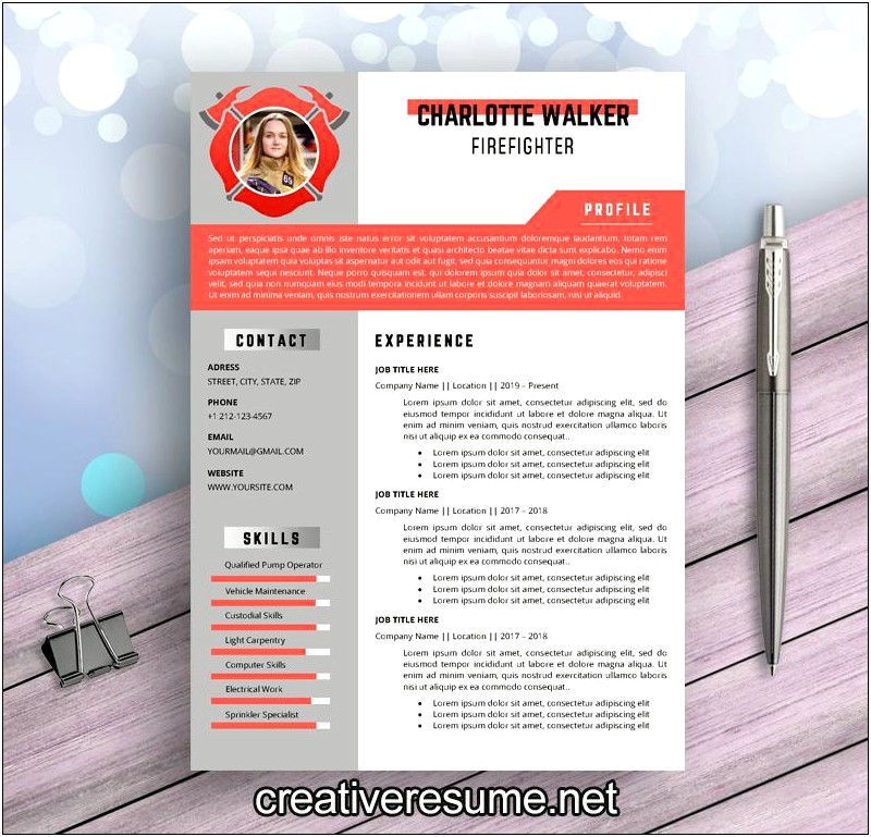 Skills That Look Good On A Firefighter Resume