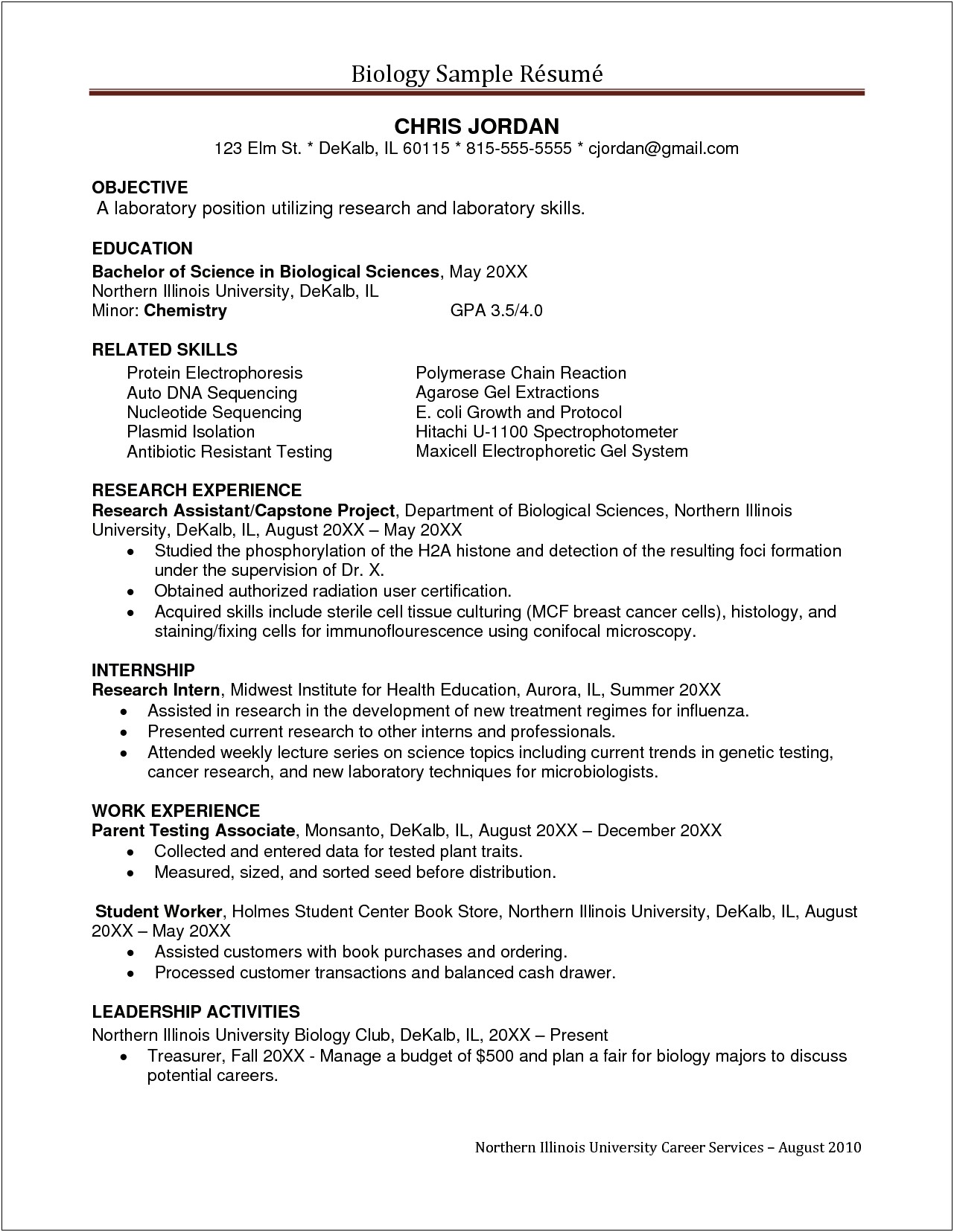 Skills To Include For Research Resume