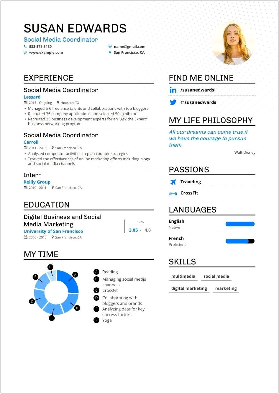 Skills To Include On Social Media Resume