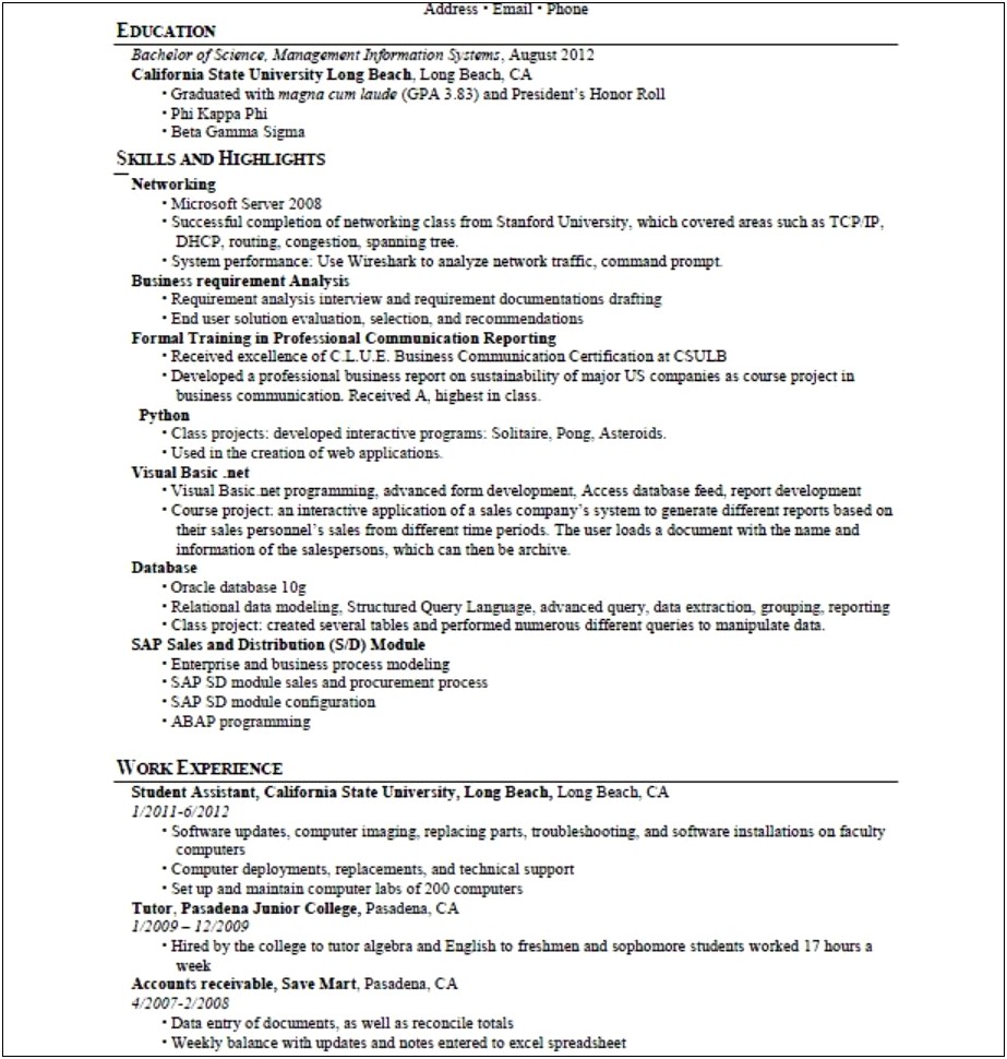 Skills To List On A Resume For Sales