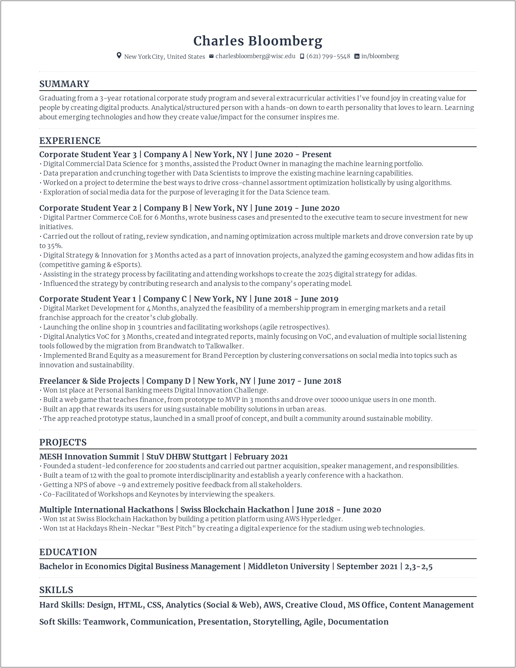 Skills To Place On A Entry Level Resume