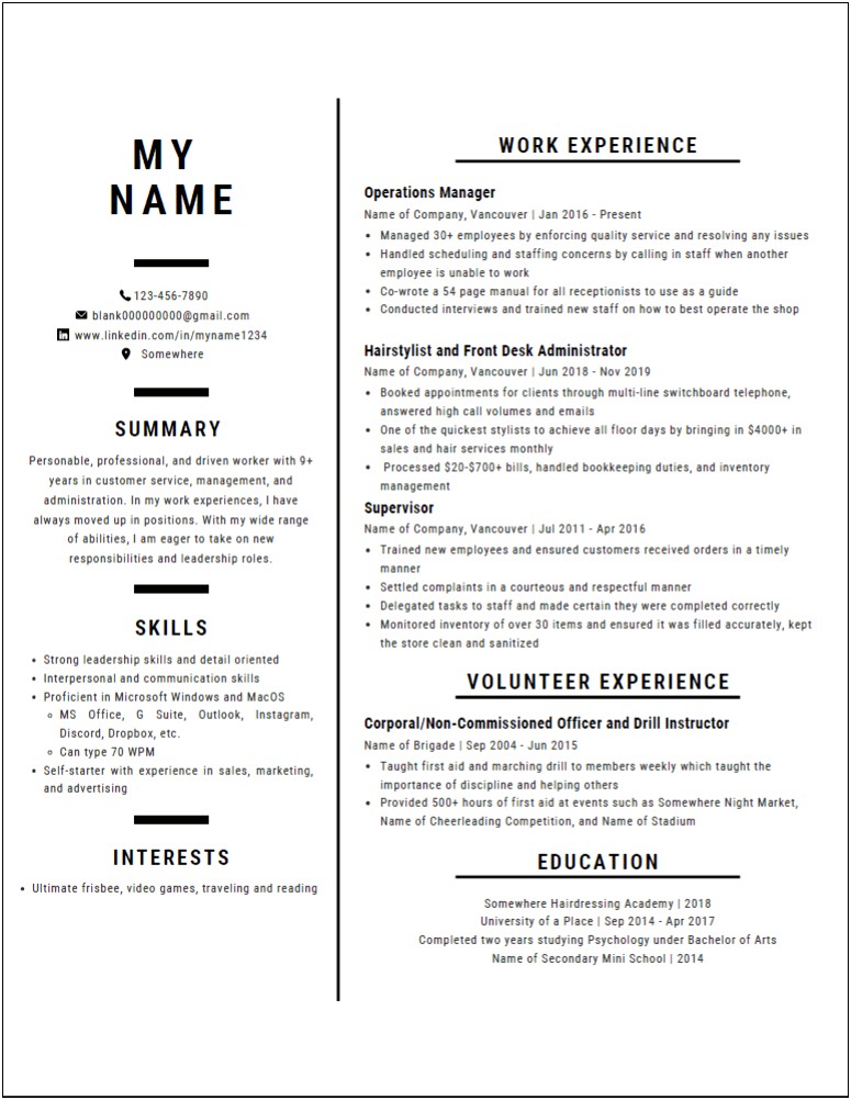 Skills To Put On Resume For Office Job
