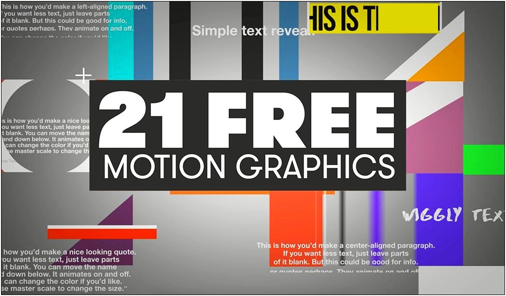 After Effect Cs6 Template Free Download