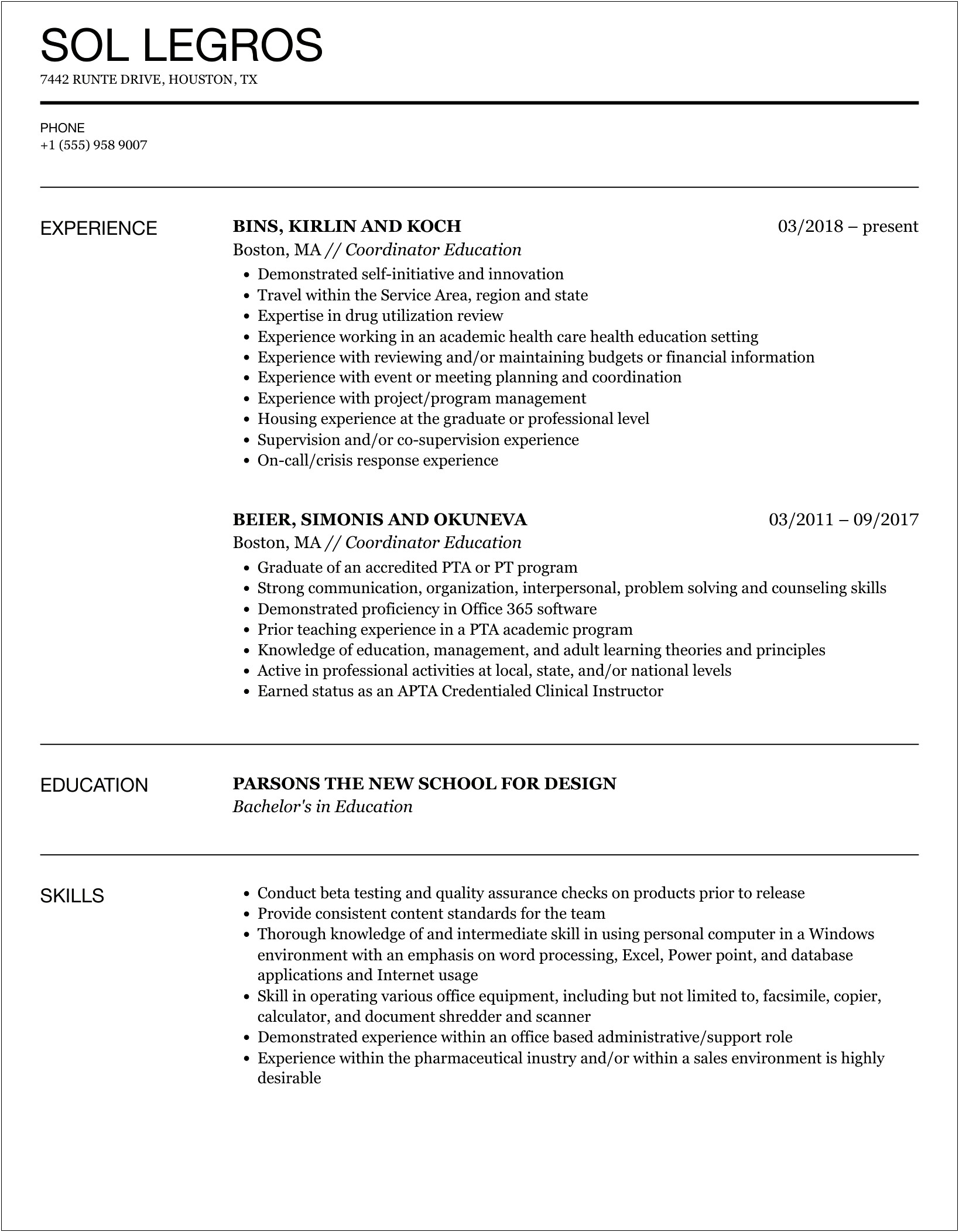 Social Emotional Learning Coordinator 6 12 Resume Examples
