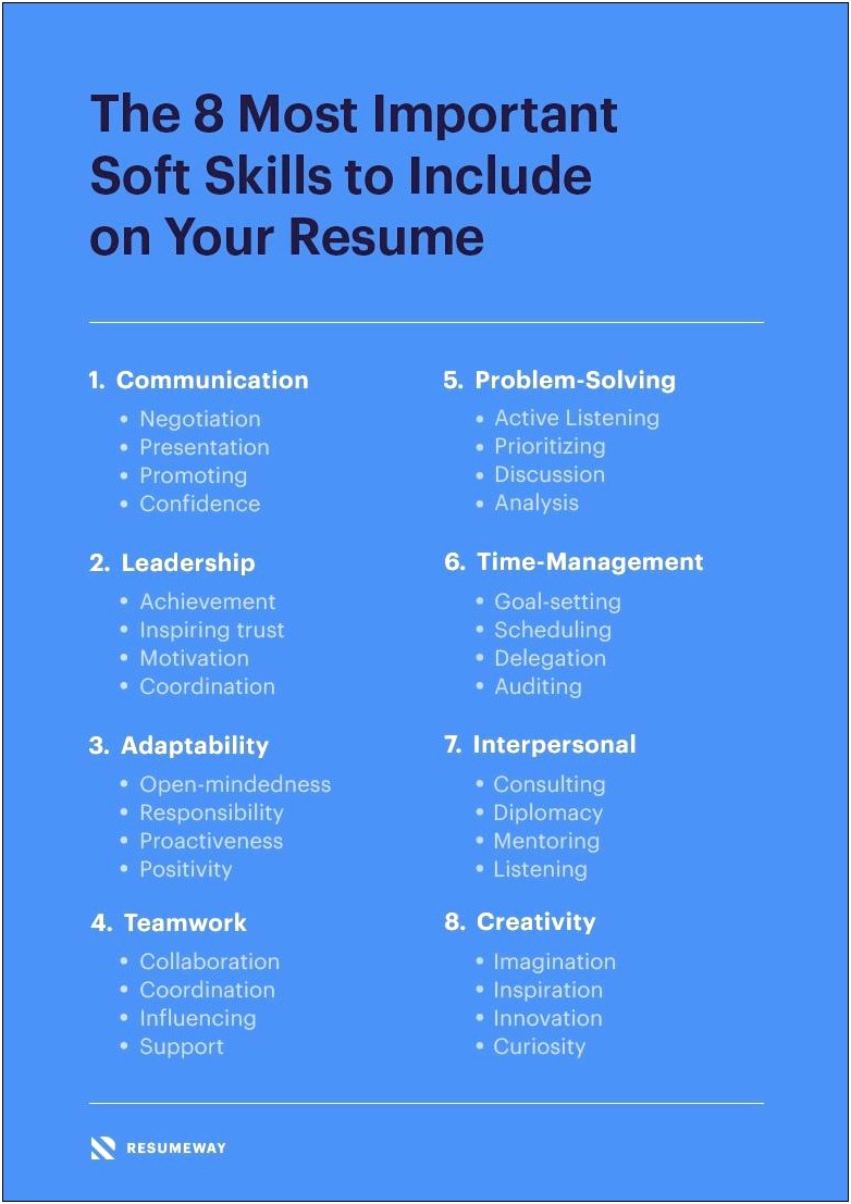 Soft Skills To Put On Your Resume