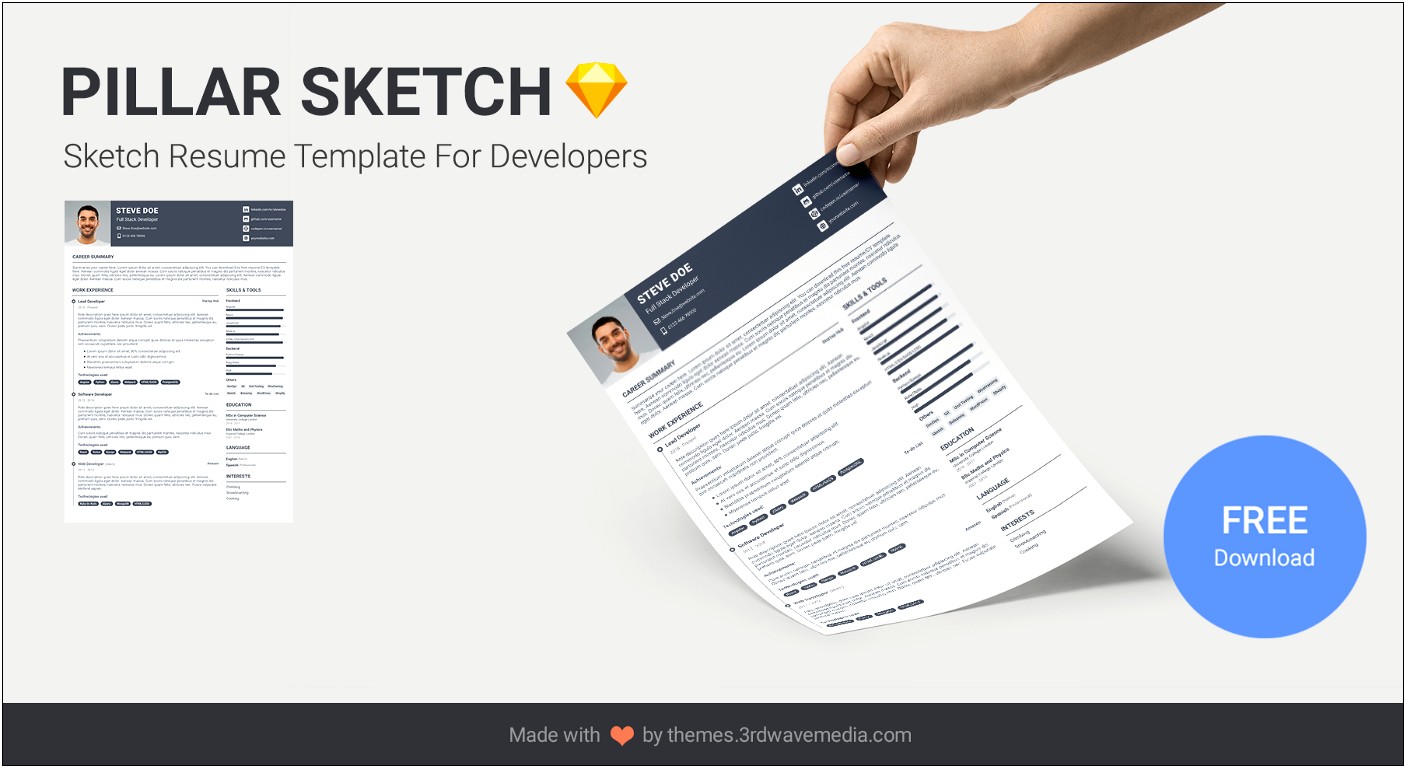 Software Engineer Resume Template Download Free