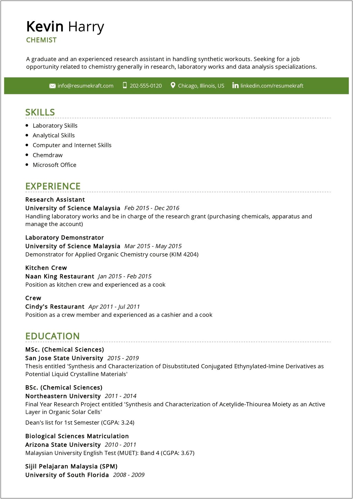 Solar Consultant Job Description For Resume