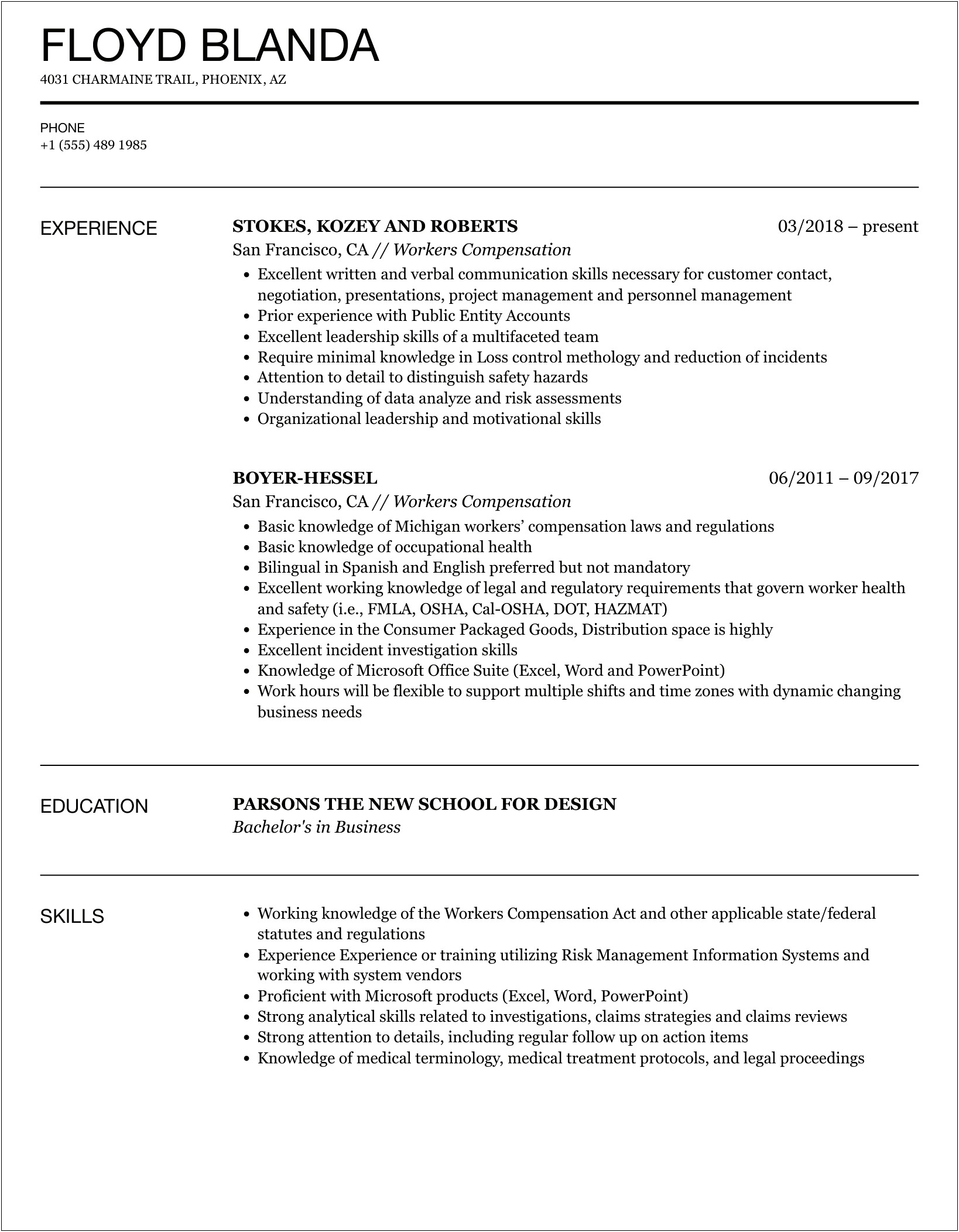 Term For Occasional Worker On Resume
