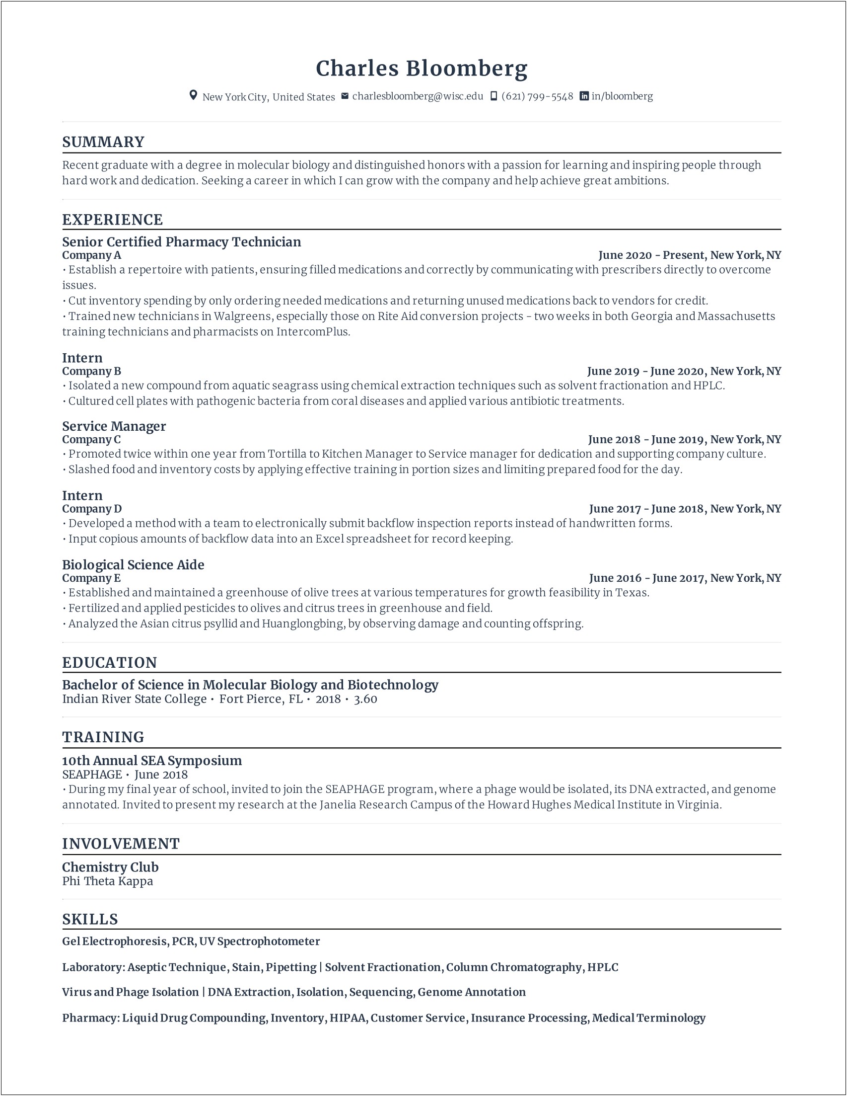 Texas State School Of Music Resume Template