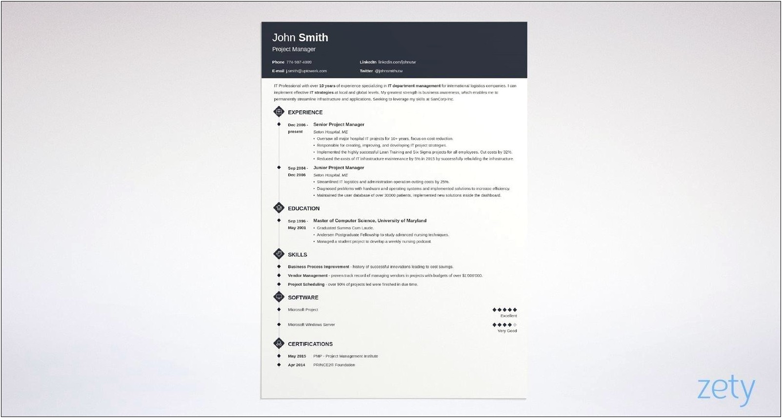 The Best Ever Resume Template 2019