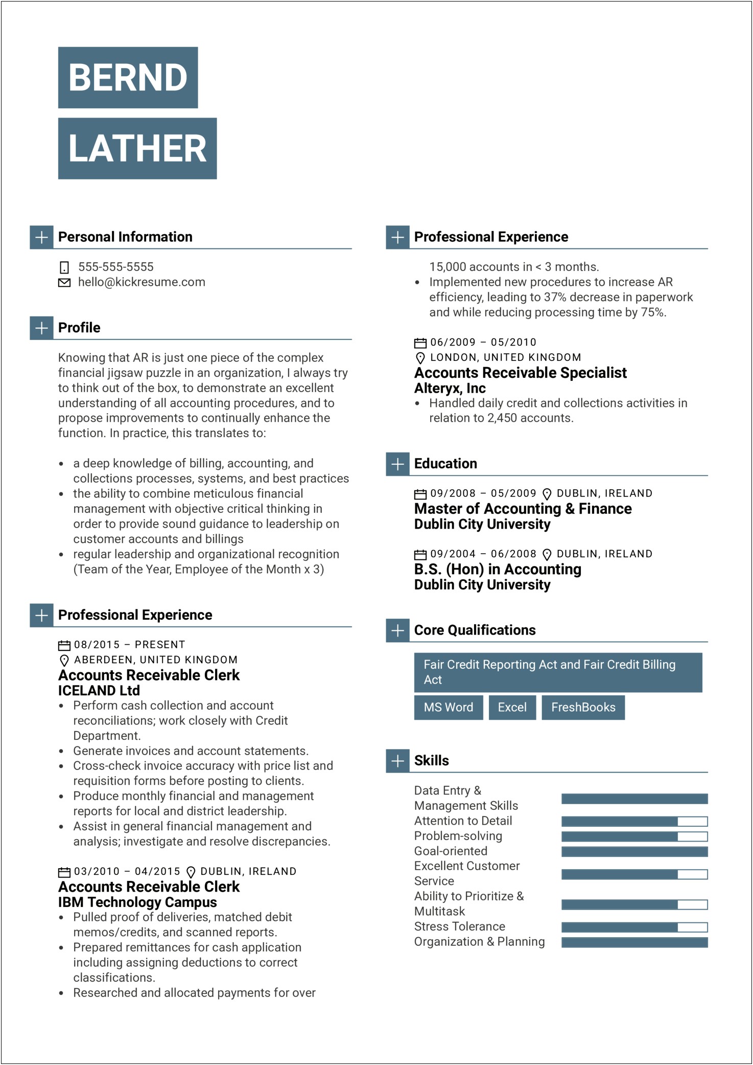 The Best Resumes For Accounting Clerks
