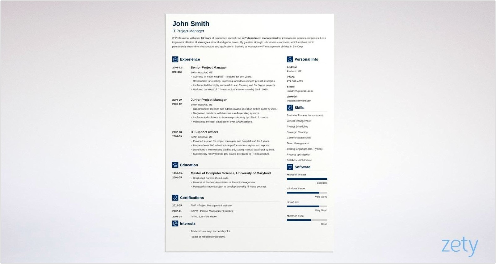 The Best Templates For Your Resume