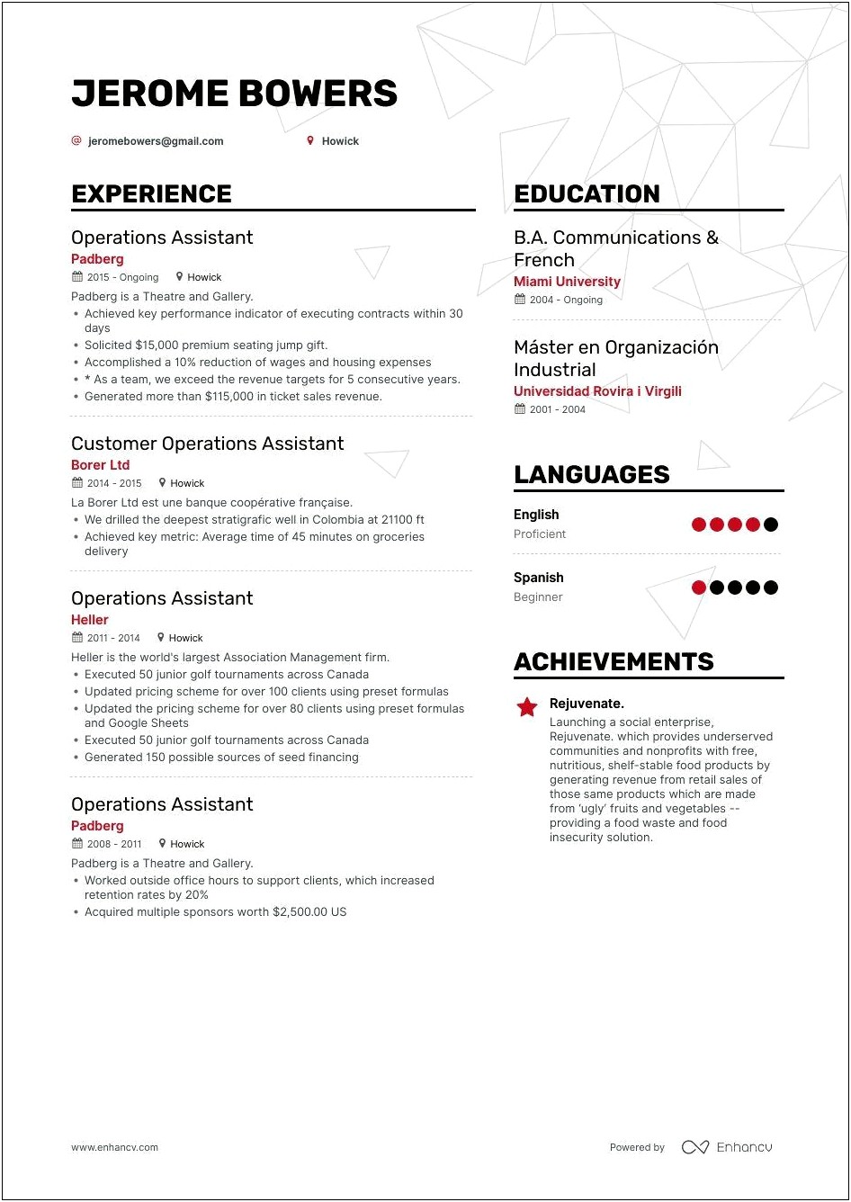 The Resume Catalog 200 Good Examples