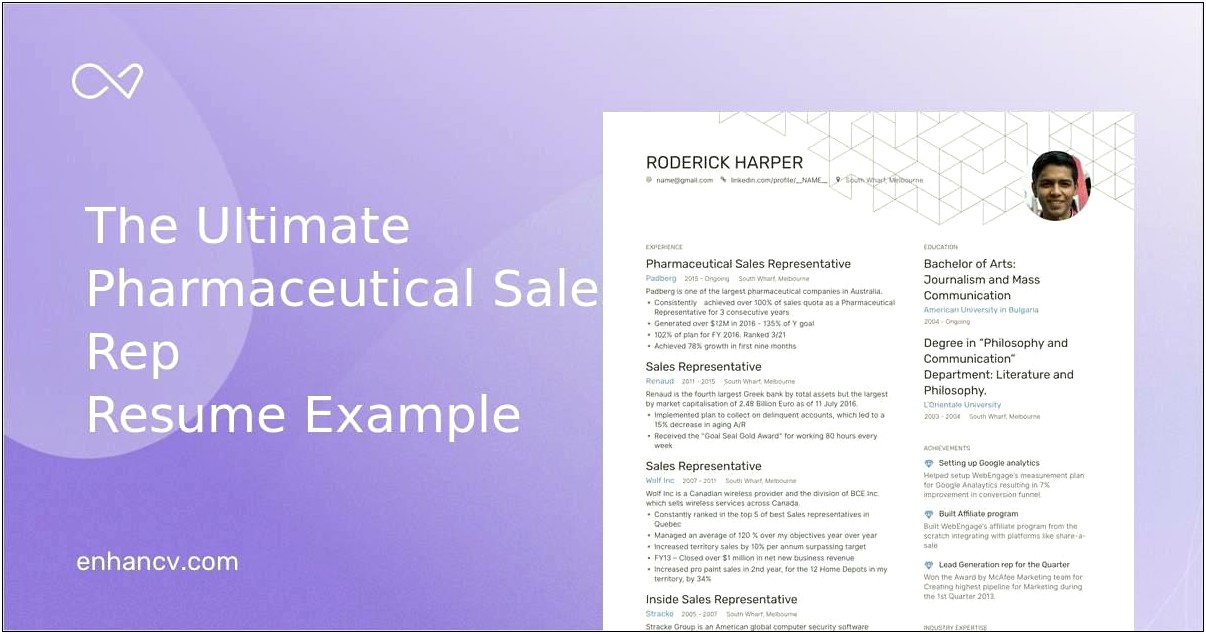 Top Resume Keywords For Pharmaceutical Sales Manager