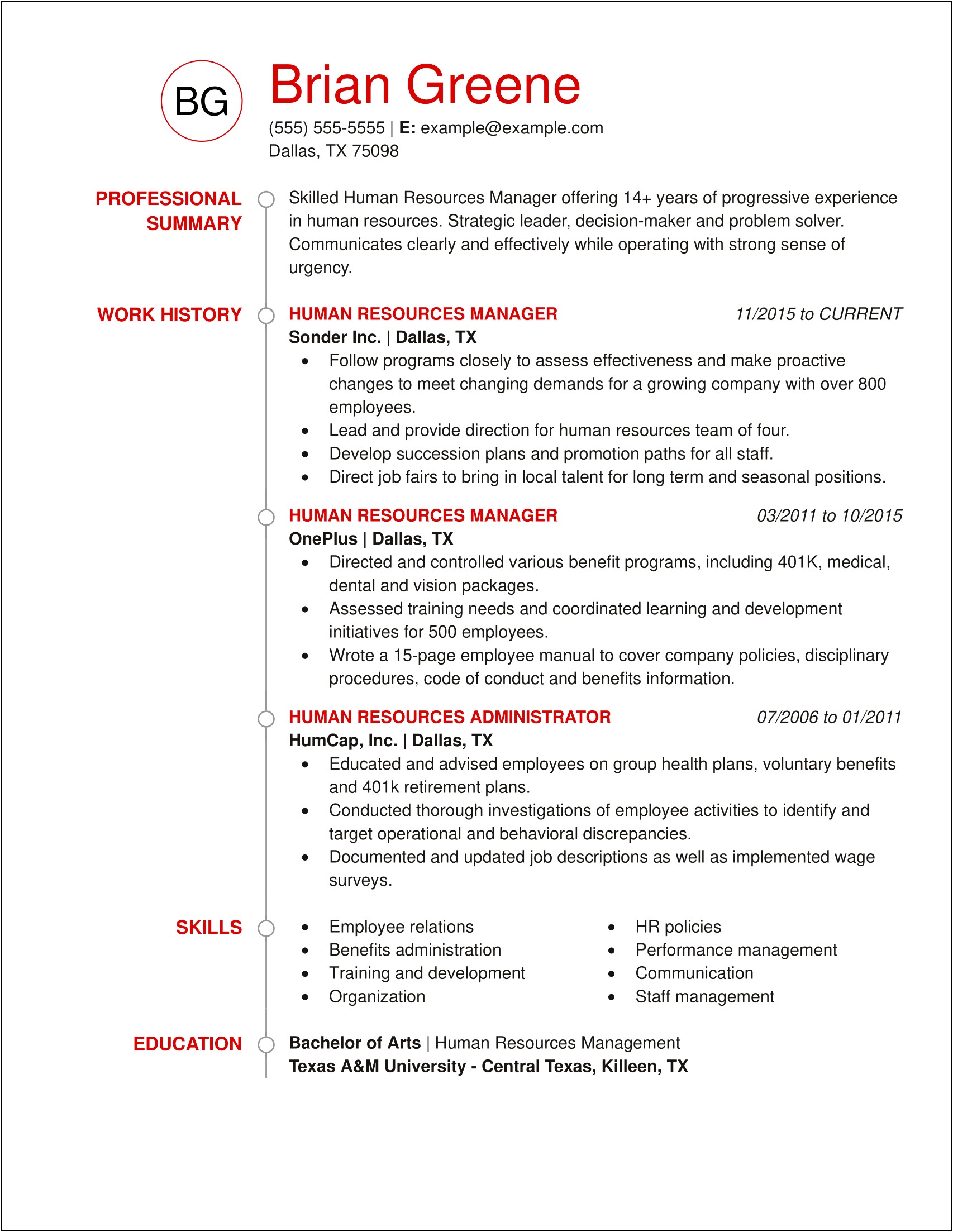 Top Resume Summary Examples For Benefits Specialist