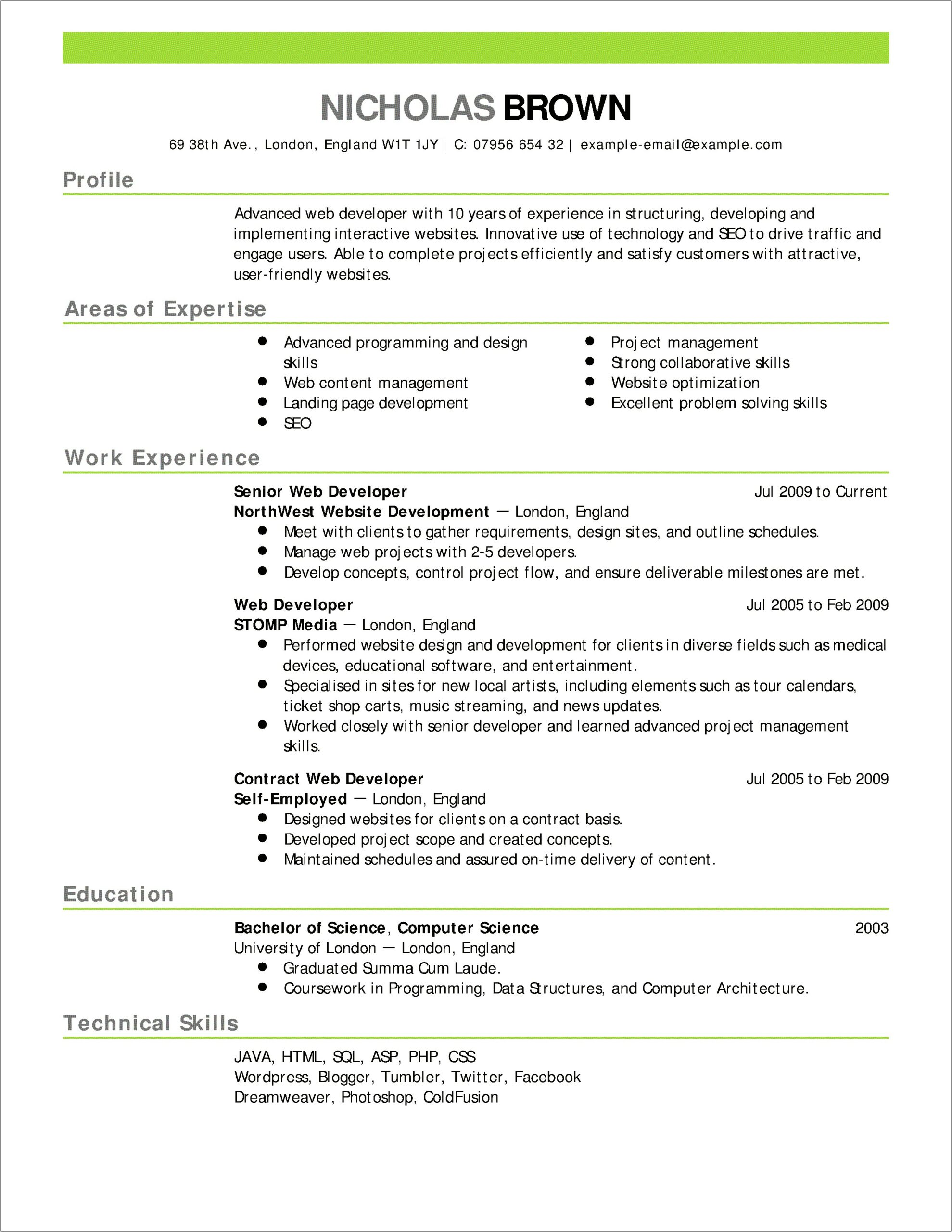 Transitioning Out Of Teaching Sample Resume