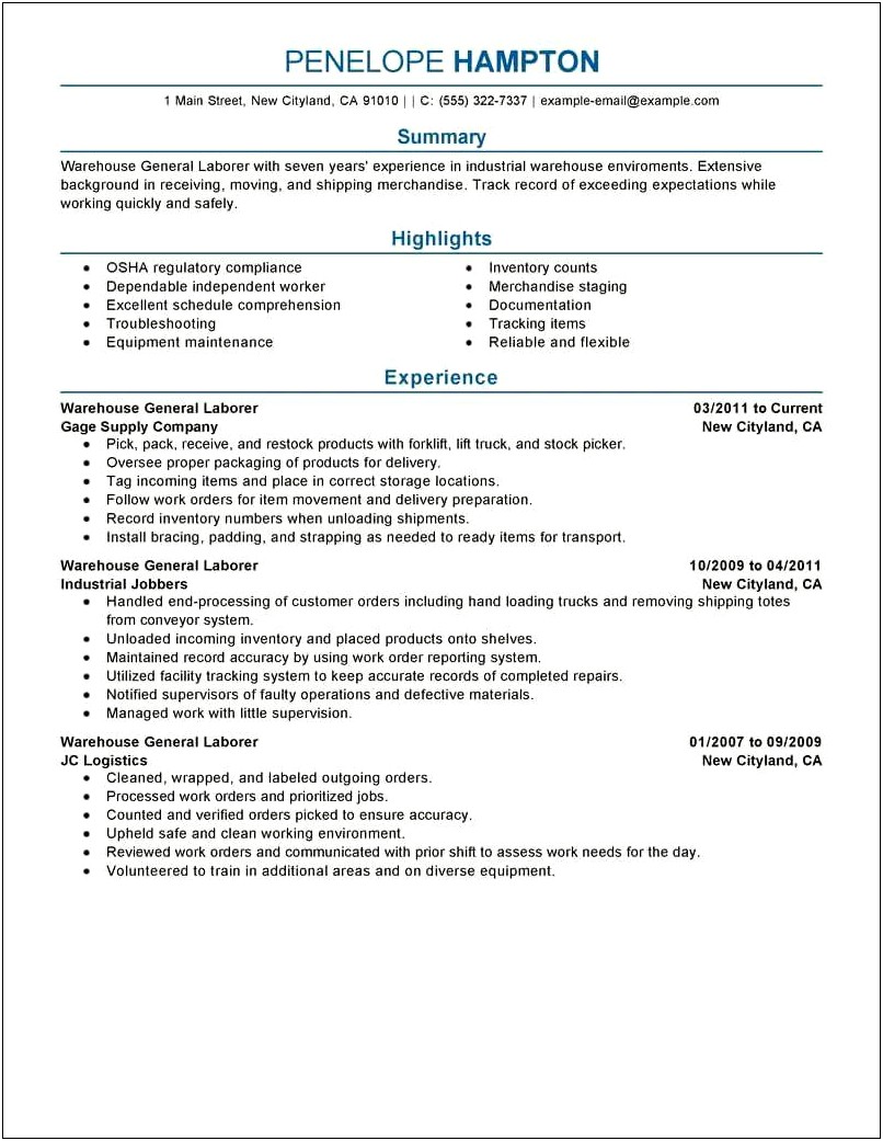 Transportation Billing Clerk Job Description For Resume