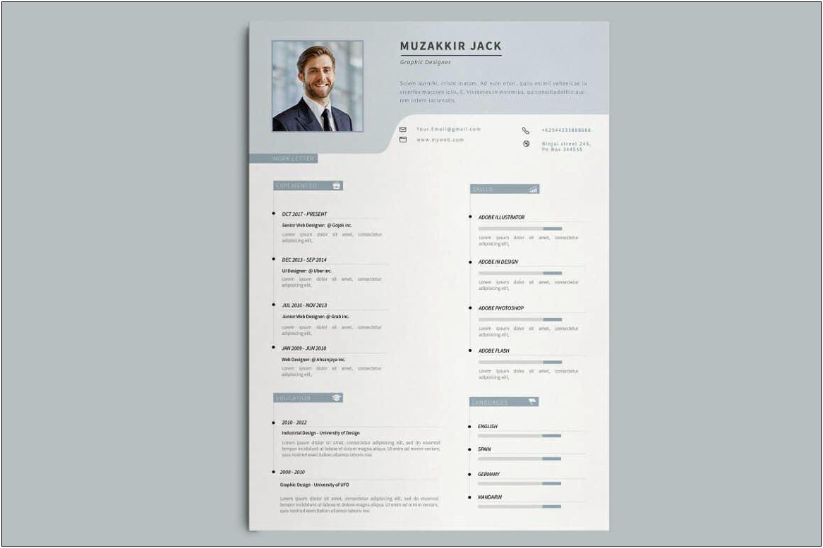 Two Column Download Template Resume Free Microsoft