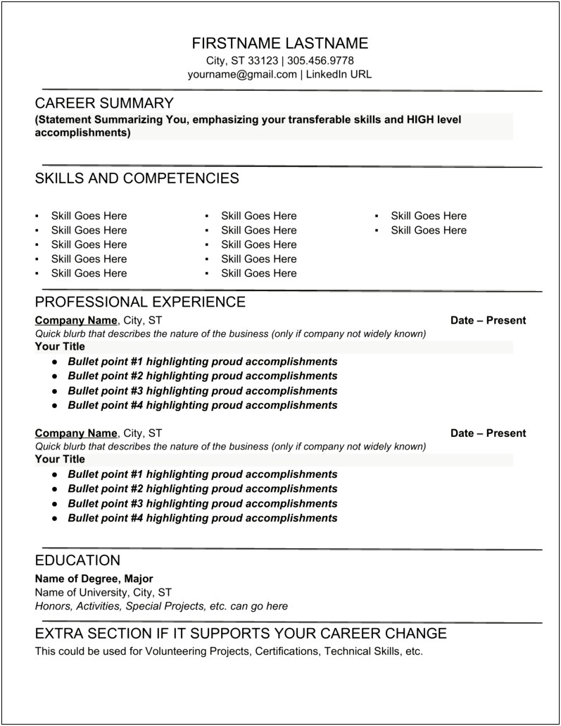 Types Of Skills On A Resume