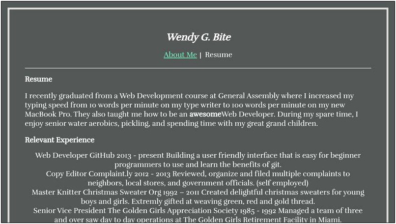 Typing Words Per Minute On Resume