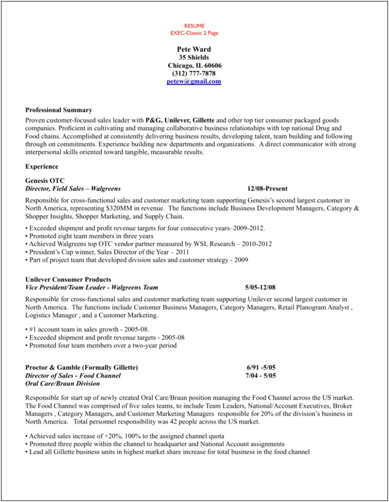 University Of Montana School Of Business Resume Format