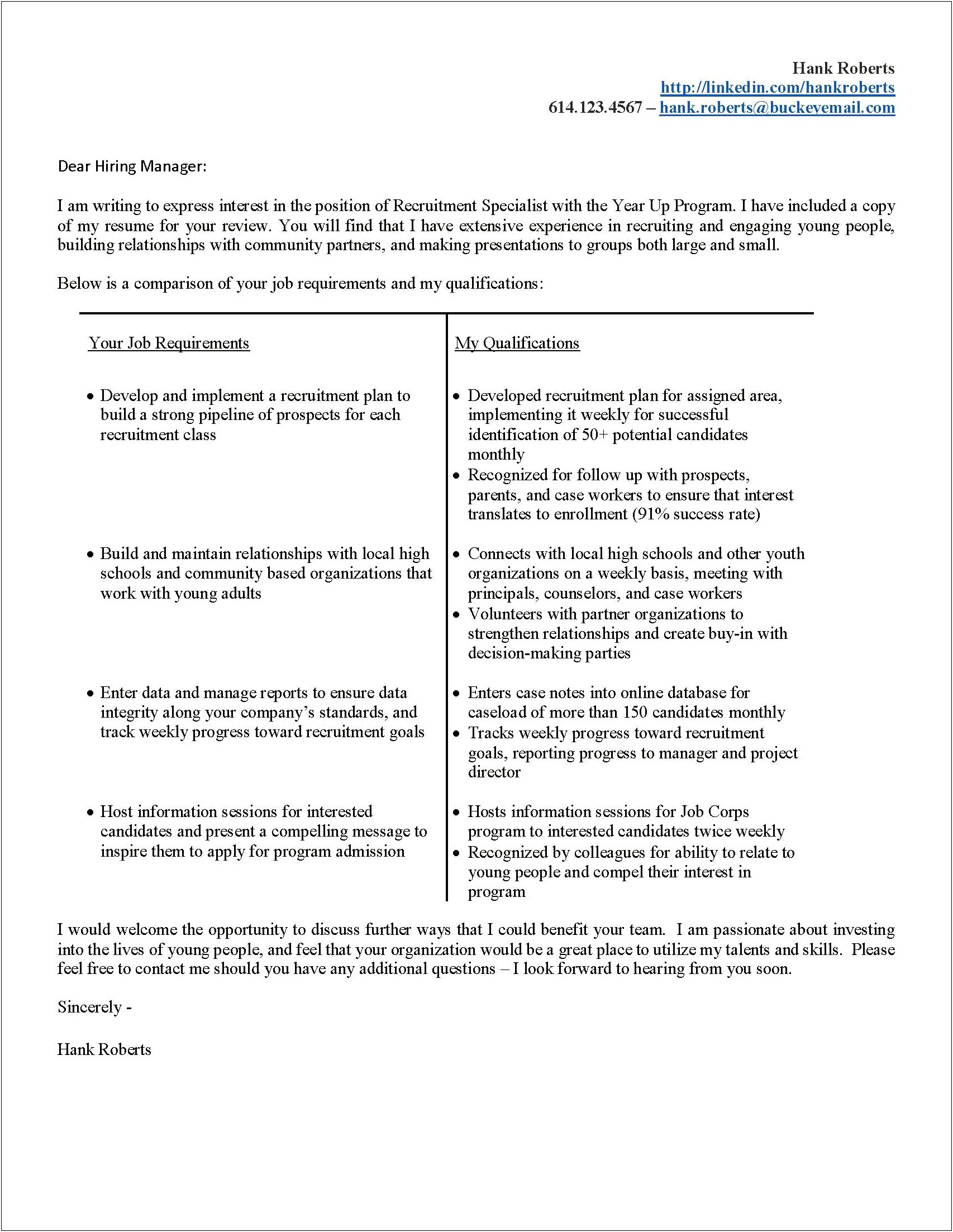University Of Portland Job Resume And Cover Sheet