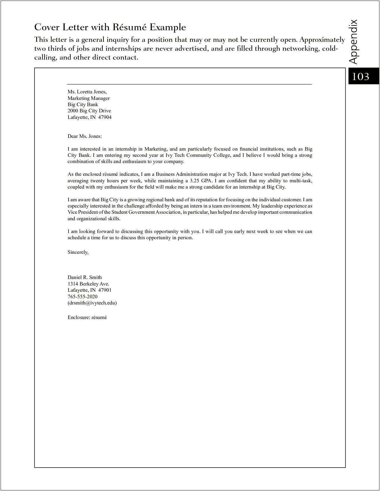 Usa Jobs Resume Cover Letter Sample