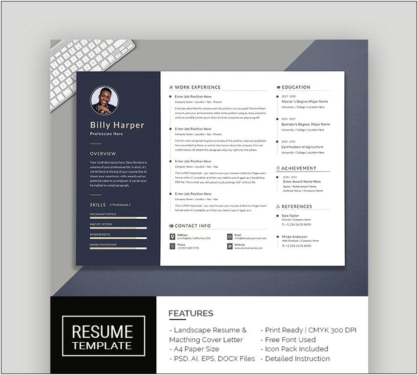 Use A Resume Template For Word Document