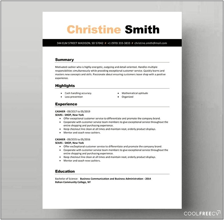 Use A Resume Template Or Word Document