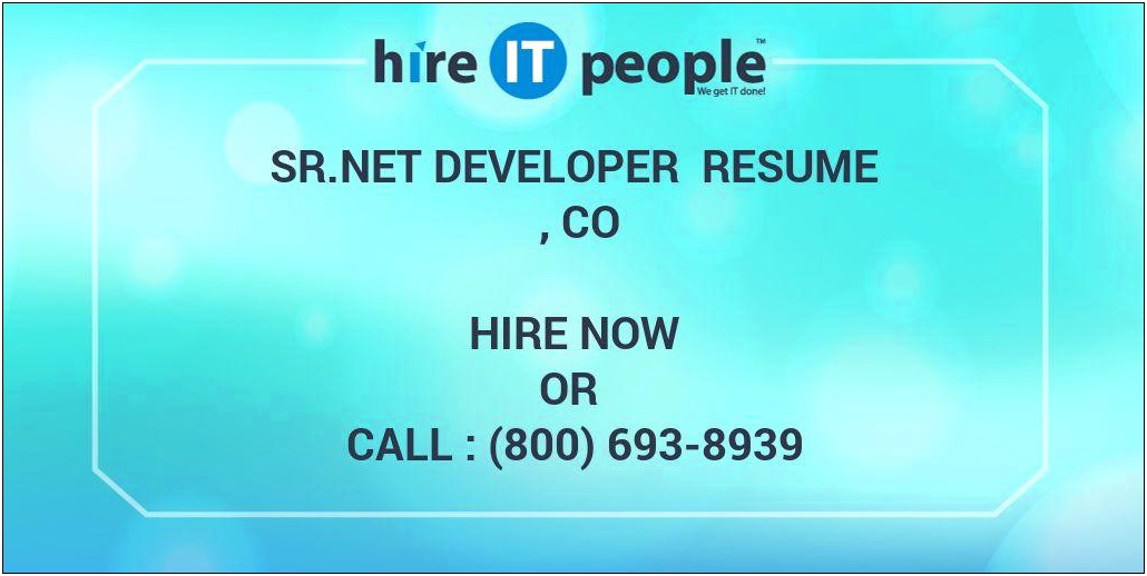Vb Experience In Net Resume Hireit