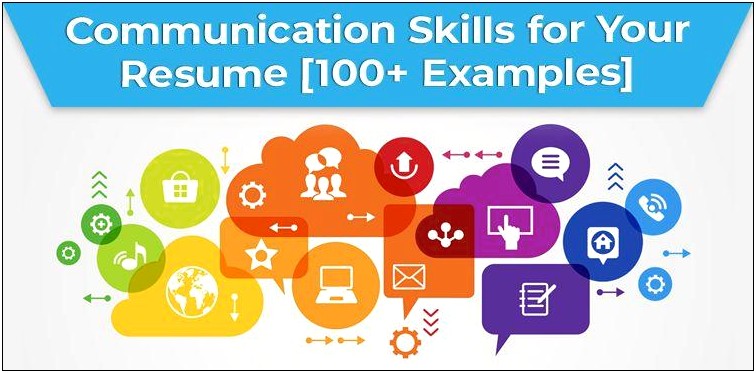 Verbal And Written Communication Skills On Resume