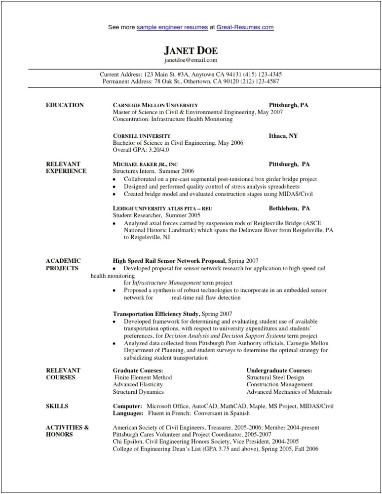 Vice President Of Engineering Resume Examples