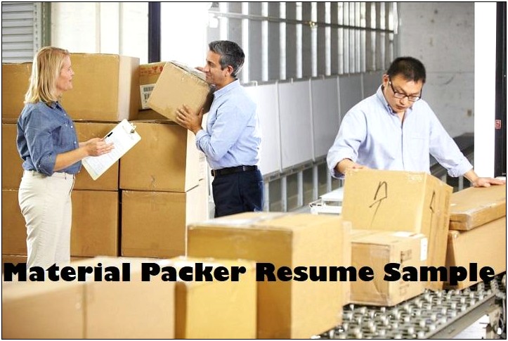 Warehouse Packer Job Description For Resume